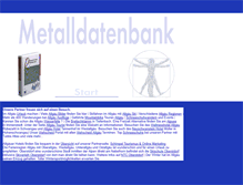 Tablet Screenshot of metalldatenbank.de